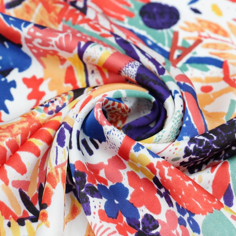 vimate Head Scarf for Women Hair 27'' Square Satin Silk Feeling Bnadana Neck Scarf Handbag Accessories Etc - Image 2